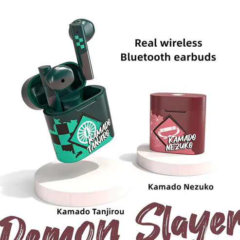 Demon Slayer Kamado Tanjiro Kamado Nezuko  True Wireless Bluetooth Earbuds